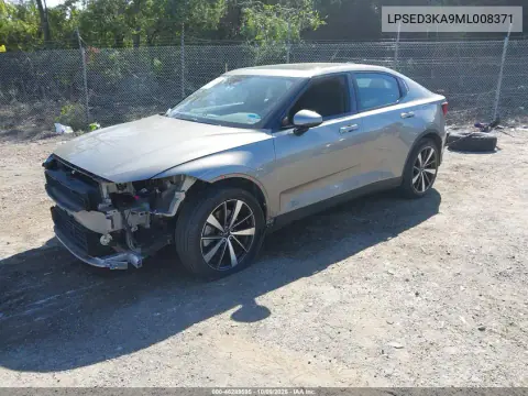 2021 Polestar 2 Launch Edition VIN LPSED3KA9ML008371 фото 2