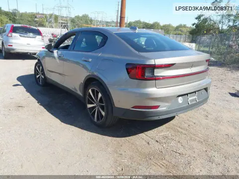 2021 Polestar 2 Launch Edition VIN LPSED3KA9ML008371 фото 3
