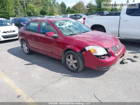 1G2AS55H197111000 — 2009 Pontiac G5, Передний левый, фото до ремонта