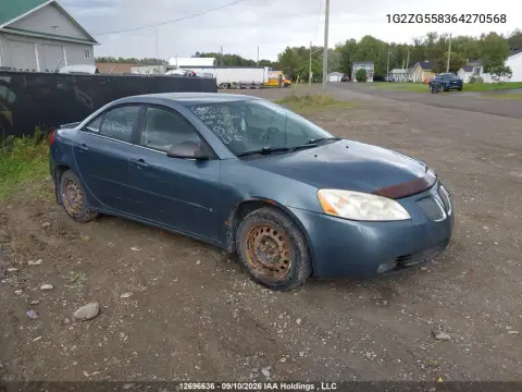 1G2ZG558364270568 — 2006 Pontiac G6, Левая сторона, фото до ремонта