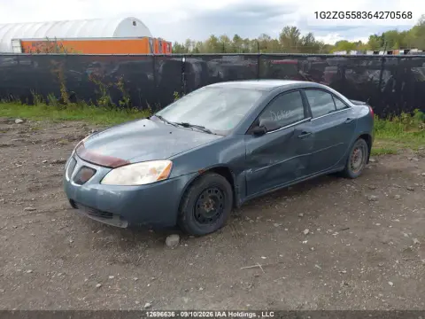 2006 Pontiac G6 Base V6 VIN 1G2ZG558364270568 фото 3