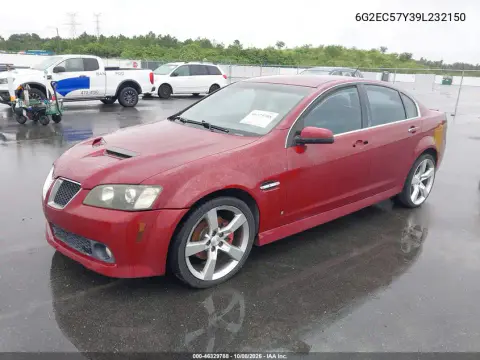 2009 Pontiac G8 Gt VIN 6G2EC57Y39L232150 фото 2
