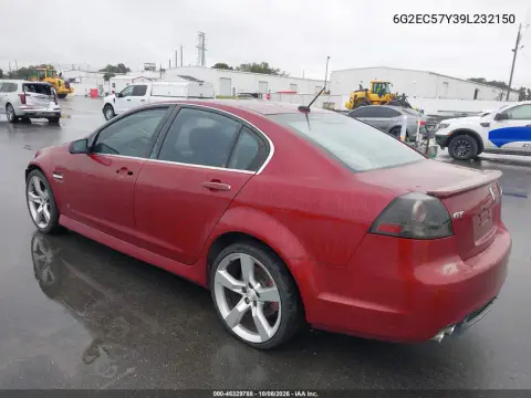 2009 Pontiac G8 Gt VIN 6G2EC57Y39L232150 фото 3