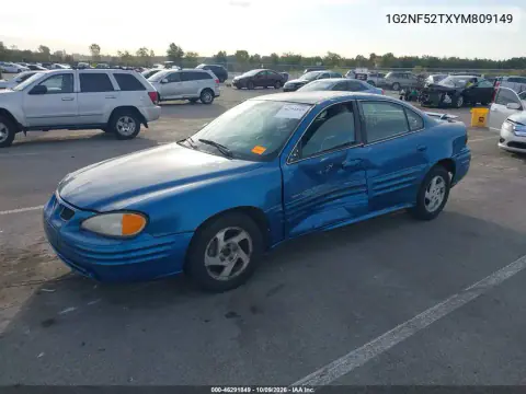 2000 Pontiac Grand Am Se1 VIN 1G2NF52TXYM809149 фото 3