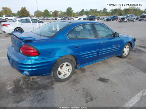 2000 Pontiac Grand Am Se1 VIN 1G2NF52TXYM809149 фото 5