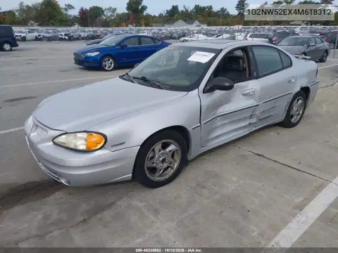 2004 Pontiac Grand Am Gt VIN 1G2NW52EX4M618312 фото 3