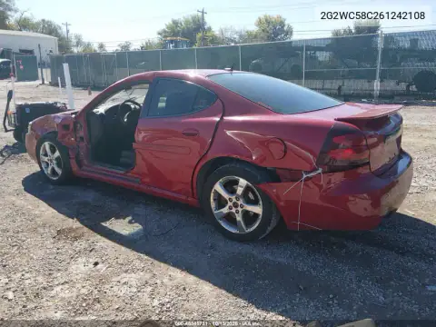 2G2WC58C261242108 — 2006 Pontiac Grand PRIX, фото 3 с аукциона IAAI, Боковая часть
