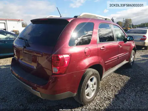 2CKDL33F586303331 — 2008 Pontiac Torrent, фото 5 с аукциона IAAI, Левый бок