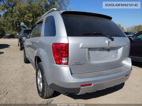 2009 Pontiac Torrent VIN 2CKDL43F696216142 фото 3