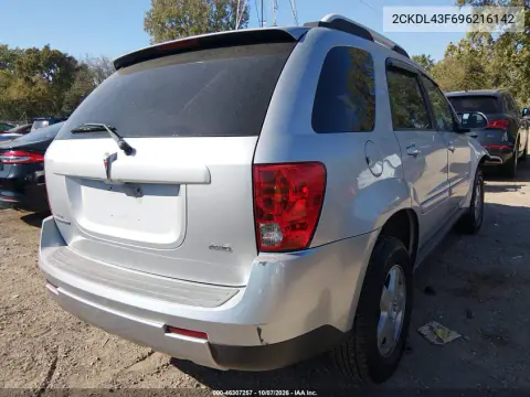 2009 Pontiac Torrent VIN 2CKDL43F696216142 фото 4