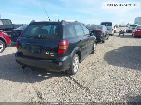 2007 Pontiac Vibe VIN 5Y2SL65847Z419136 фото 5