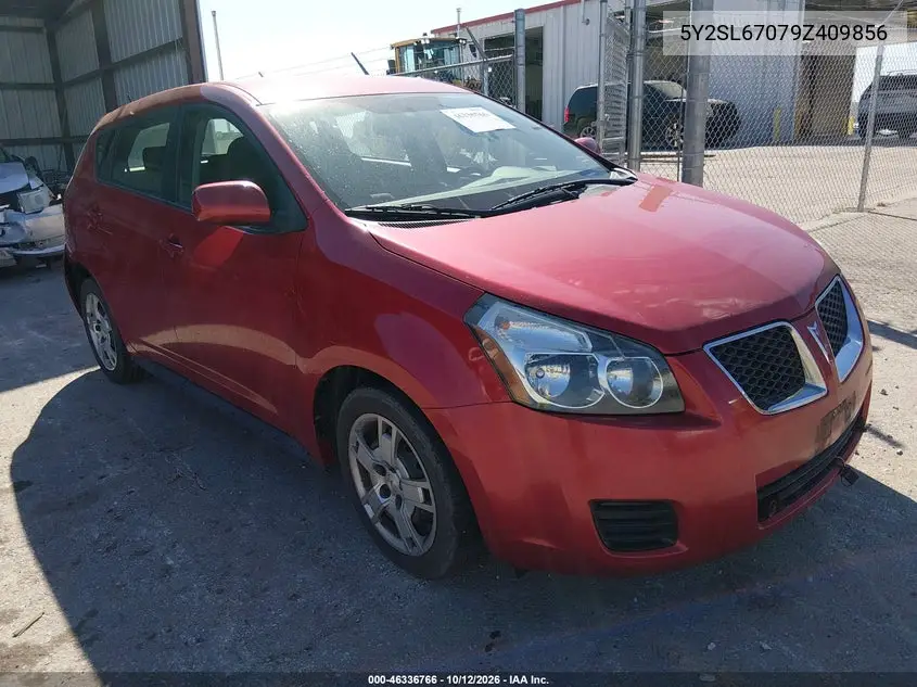 2009 Pontiac Vibe VIN 5Y2SL67079Z409856 фото 1