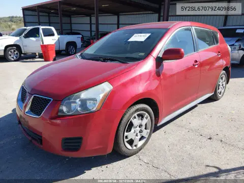 2009 Pontiac Vibe VIN 5Y2SL67079Z409856 фото 2