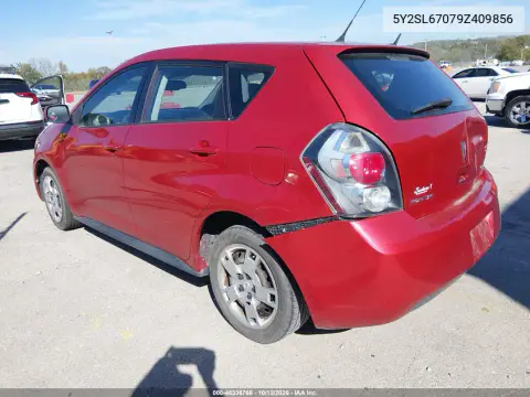 2009 Pontiac Vibe VIN 5Y2SL67079Z409856 фото 3