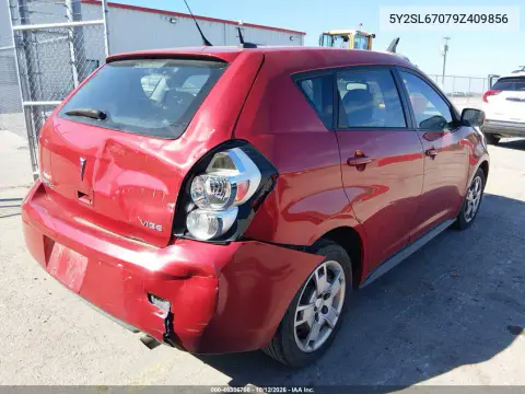 2009 Pontiac Vibe VIN 5Y2SL67079Z409856 фото 4