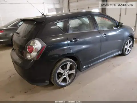 2010 Pontiac Vibe Gt VIN 5Y2SR6E01AZ409955 фото 4