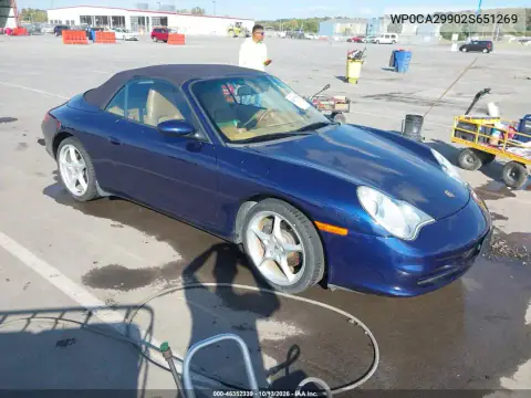 WP0CA29902S651269 — 2002 Porsche 911, Наводнение, фото до ремонта