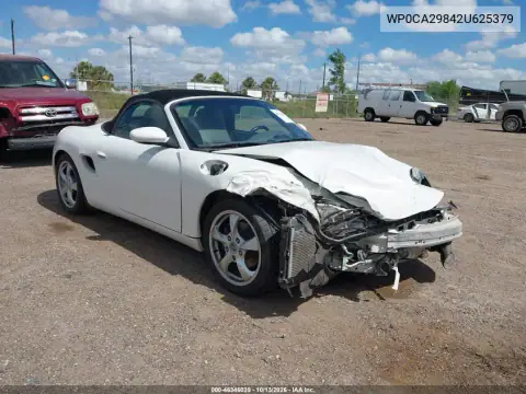WP0CA29842U625379 — 2002 Porsche Boxster, Передняя часть, фото до ремонта