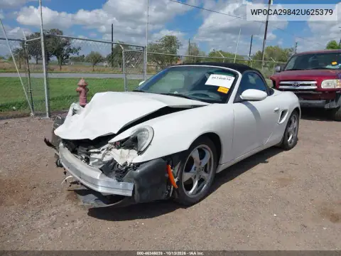 WP0CA29842U625379 — 2002 Porsche Boxster, фото 3 с аукциона IAAI, Передняя часть