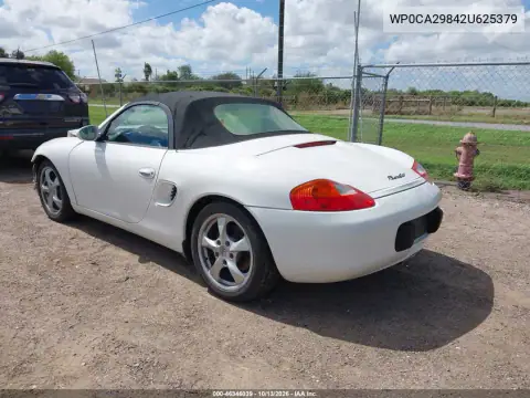 WP0CA29842U625379 — 2002 Porsche Boxster, фото 4 с аукциона IAAI, Передняя часть