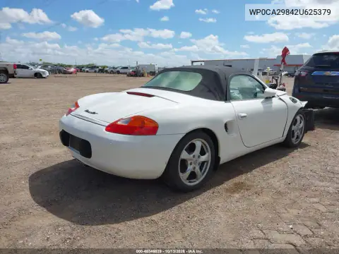 WP0CA29842U625379 — 2002 Porsche Boxster, фото 5 с аукциона IAAI, Передняя часть