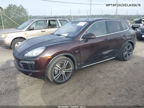 2014 Porsche Cayenne Diesel VIN WP1AF2A2XELA35678 фото 3