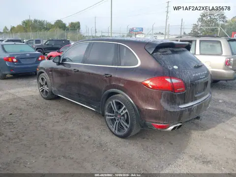 2014 Porsche Cayenne Diesel VIN WP1AF2A2XELA35678 фото 4