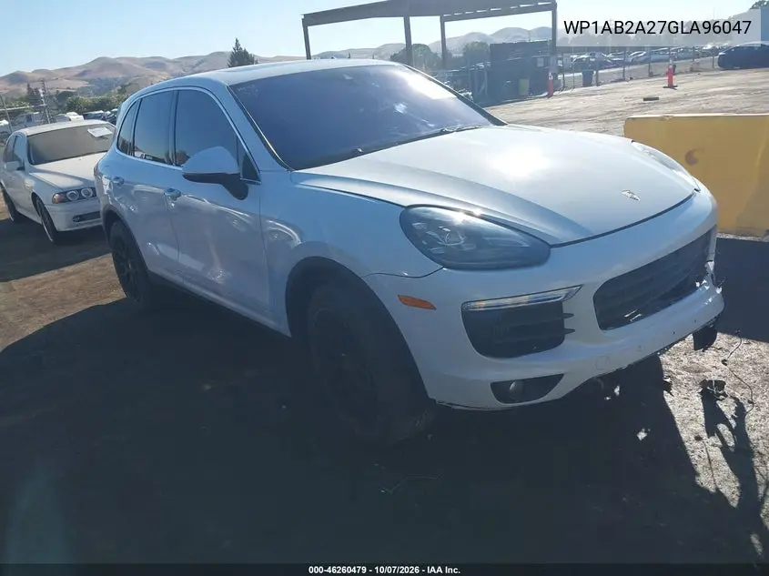 2016 Porsche Cayenne S VIN WP1AB2A27GLA96047 фото 2