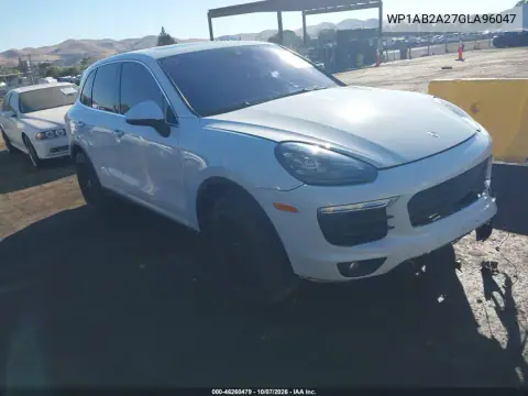 WP1AB2A27GLA96047 — 2016 Porsche Cayenne, Передняя часть, фото до ремонта