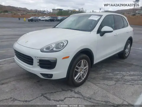 2016 Porsche Cayenne VIN WP1AA2A29GKA37526 фото 3