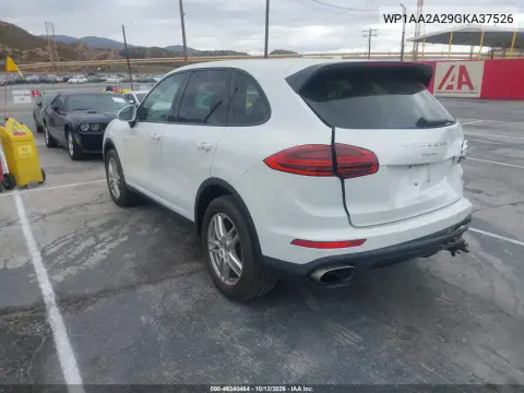 2016 Porsche Cayenne VIN WP1AA2A29GKA37526 фото 4