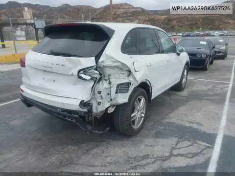 2016 Porsche Cayenne VIN WP1AA2A29GKA37526 фото 5