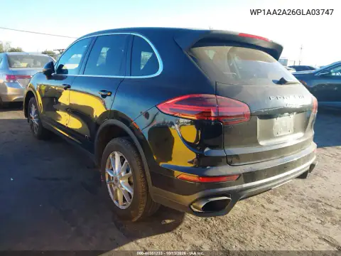 WP1AA2A26GLA03747 — 2016 Porsche Cayenne, фото 4 с аукциона IAAI, Передняя часть