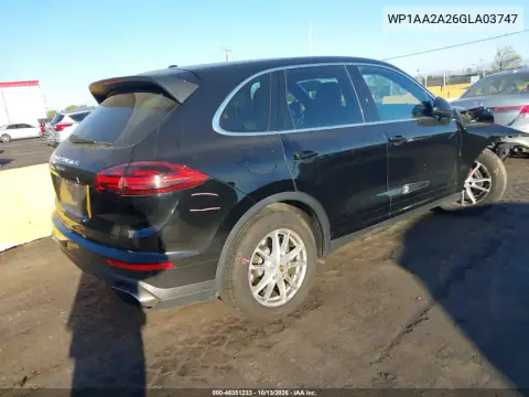 WP1AA2A26GLA03747 — 2016 Porsche Cayenne, фото 5 с аукциона IAAI, Передняя часть