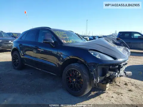 WP1AG2A53JLB62905 — 2018 Porsche Macan, Передняя часть, фото до ремонта