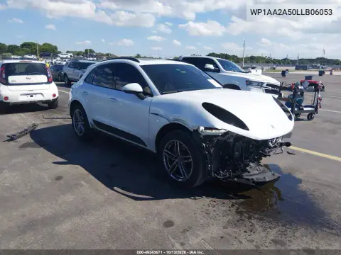 WP1AA2A50LLB06053 — 2020 Porsche Macan, Передняя часть, фото до ремонта
