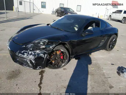2019 Porsche 718 Cayman VIN WP0AA2A87KS261084 фото 3