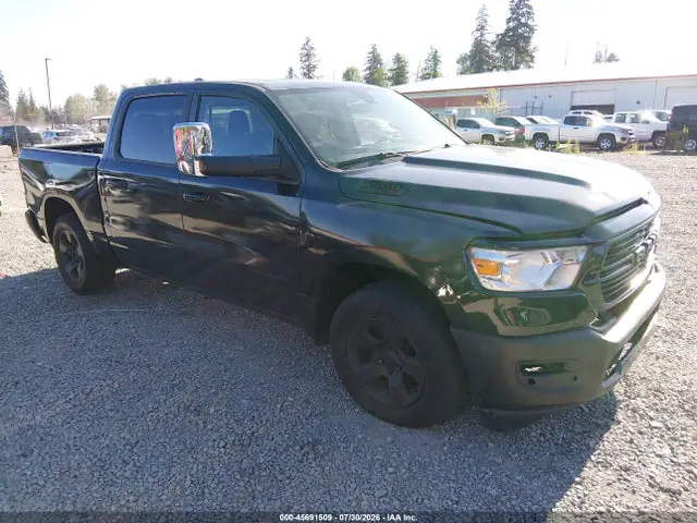 1C6RREFG1LN318156 — 2020 RAM 1500 Big Horn 4X2 5'7 Box, Передняя часть (Front End), фото до ремонта