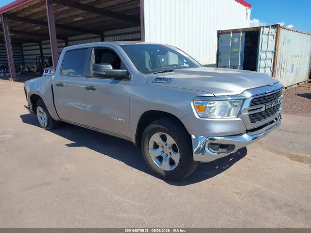 1C6RREFG9RN146273 — 2024 RAM 1500 Big Horn 4X2 5'7 Box, Передняя часть (Front & Rear), фото до ремонта