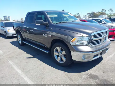 3C6RR7LT8HG544871 — 2017 RAM 1500 Big Horn 4X4 5'7 Box, Задняя часть (Rear), фото до ремонта