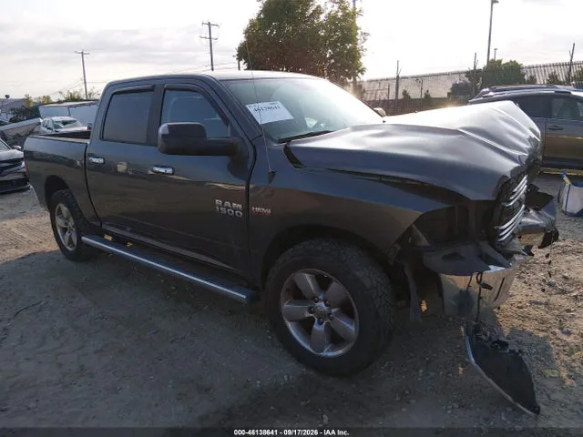 2017 RAM 1500 Big Horn 4x4 5'7 Box VIN 1C6RR7LT9HS649041 фото 1