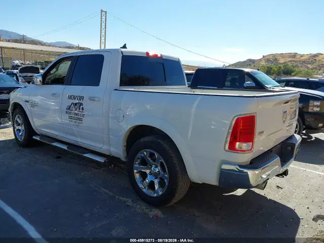 1C6RR6NM4KS722727 — 2019 RAM 1500 Classic Laramie 4X2 5'7 Box, фото 3 с аукциона IAAI 30.09.2026, Пожар двигателя