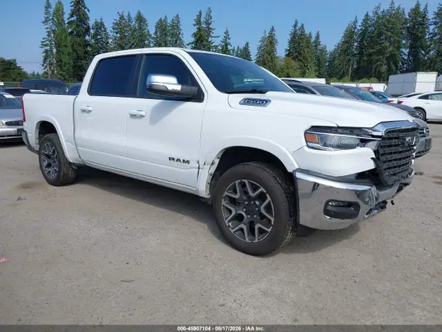 3C6SRFJP8T4159449 — 2026 RAM 1500 Laramie 4X4 5'7 Box, Left & Right Side, фото до ремонта