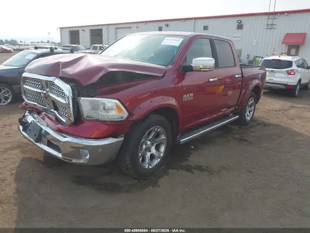 2014 RAM 1500 Laramie VIN 1C6RR7NT8ES220272 фото 2