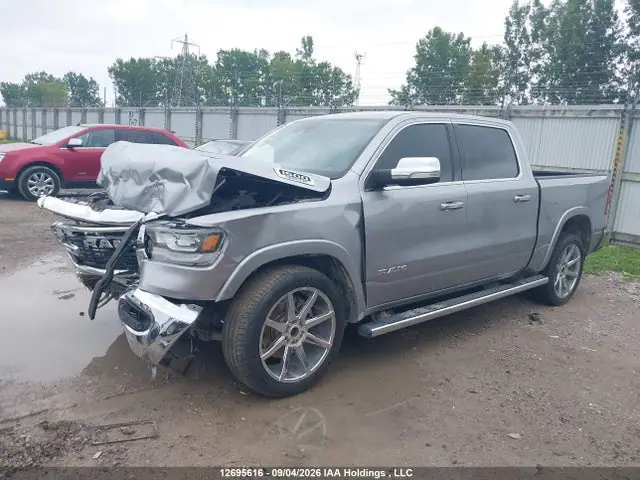 1C6SRFJT9KN501282 — 2019 RAM 1500 Laramie, фото 2 с аукциона IAAI 14.10.2026, Передняя часть