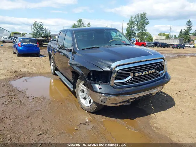 1C6RR7PT3HS706425 — 2017 RAM 1500 Longhorn, Передняя часть (Front), фото до ремонта