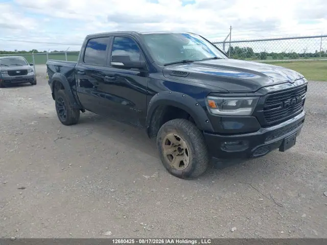 1C6SRFLT0LN105501 — 2020 RAM 1500 Rebel, Задняя часть (Rear), фото до ремонта
