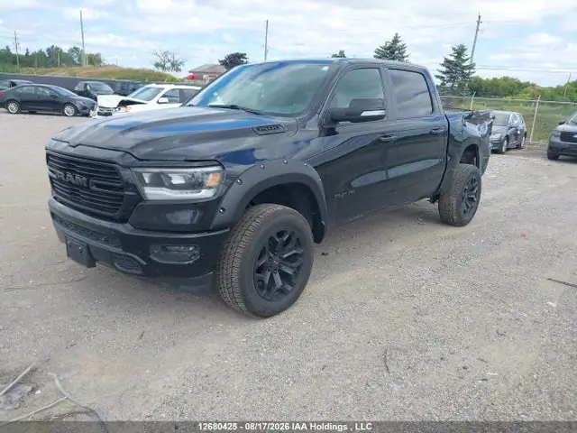 1C6SRFLT0LN105501 — 2020 RAM 1500 Rebel, фото 2 с аукциона IAAI 14.10.2026, Задняя часть