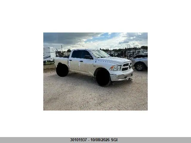 1C6RR7TT9JS249714 — 2018 RAM 1500 SLT, Передняя часть (Front), фото до ремонта