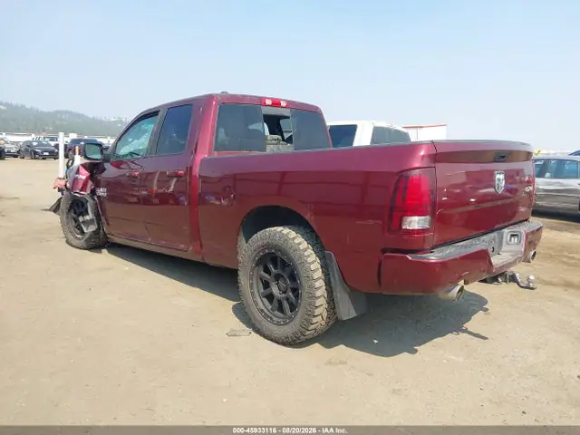 1C6RR7HT6GS313032 — 2016 RAM 1500 Sport, фото 3 с аукциона IAAI 06.10.2026, Передняя и задняя части
